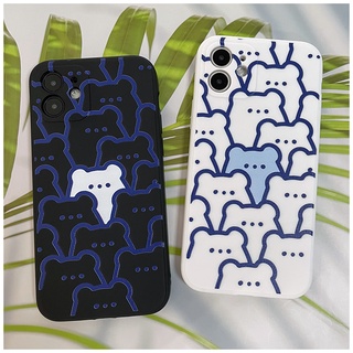 For XIAOMI 11 LITE 12LITE Redmi 12C 10C 10 9A 10A 9C 9T 7 8 9 NOTE6 NOTE7 NOTE8 NOTE9 9S NOTE10 NOTE11 NOTE12 S POCO X5 M5 M5S X3 M3 M4 PRO   Cute line bear TPU soft case