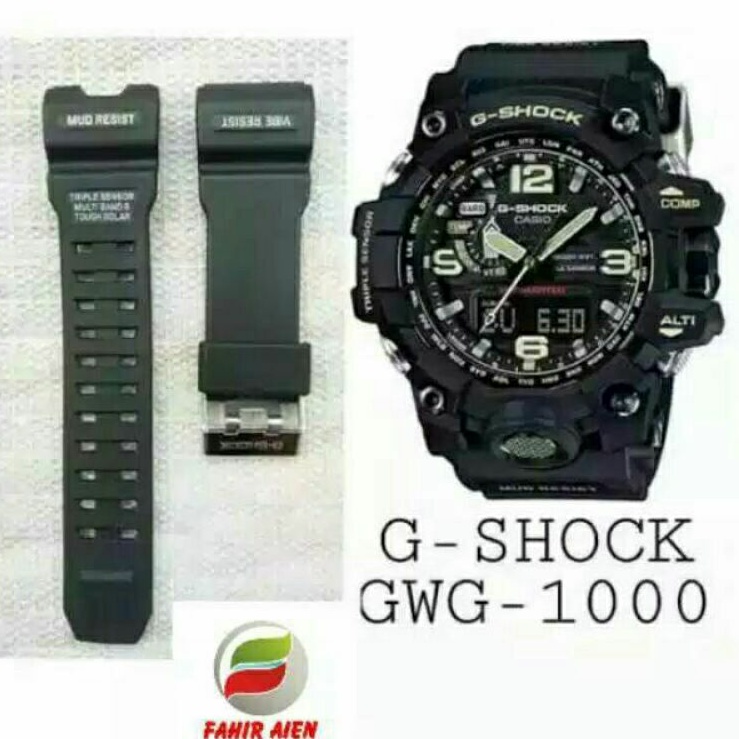 Casio G-SHOCK GWG-1000 GWG1000 WATCH STRAP RUBBER GSHOCK GWG 1000 WATCH STRAP