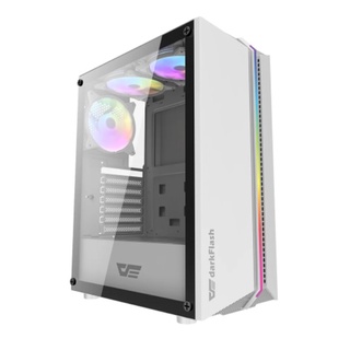 CASE (เคส) DARKFLASH DK151 (WHITE) (ATX) (#3901306593)