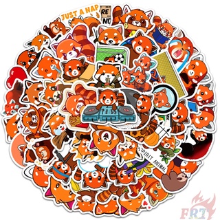 50 ชิ้น / ชุด ❉ สติกเกอร์ Q Kawaii Red Panda Series 01 สําหรับตกแต่ง ❉ สติกเกอร์ Doodle แฟชั่น กันน้ํา DIY