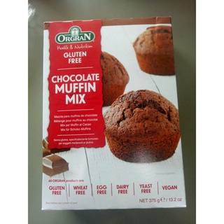 ( พร้อมส่ง )Orgran Gluten Free Chocolate Muffin Mix375gแป้งสำเร็จรูปทำมัฟฟิน