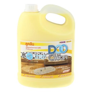 [พร้อมส่ง] HomeDoDee น้ำยาดันฝุ่น DOO CLEAN 4 ลิตร สีเหลือง น้ำยาถูพื้น น้ำยาทำความสะอาดพื้น