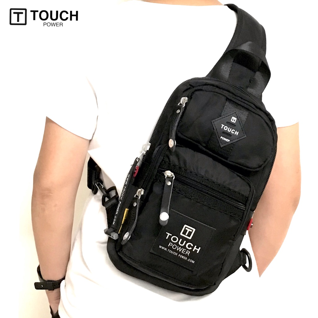 Touch Power & Tough Warrior Fashion Men Chest Bag Soft & Smooth Nylon