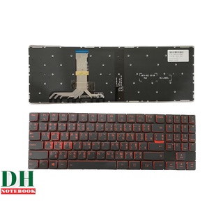 คีย์บอร์ดโน๊ตบุ๊ค keyboard  Lenovo Legion Y520 Y520-15IKB Y720 Y720-15IKB Backlitไฟสีแดง เป้นพิมพ์ ภาษาไทย-อังกฤษ TH-ENG