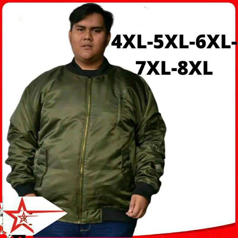 * JUMBO BIGSIZE 3XL 4XL 5XL 6XL 7XL 8XL WATERPROOF BOMBER JACKET ^w-44