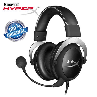 Original Kingston HyperX Cloud Silver Gaming Headphones With a ...