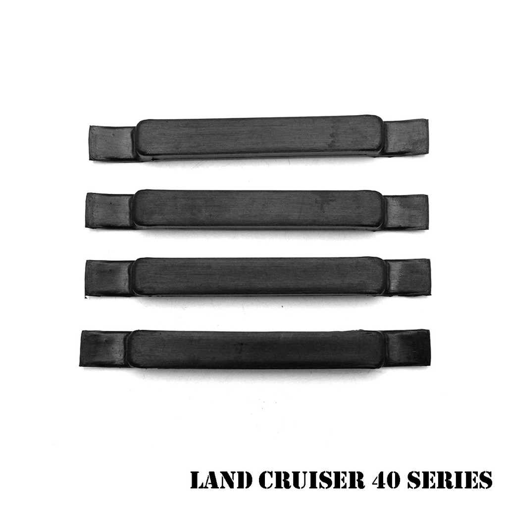 ยางรองฝากระโปรง Bonnet Rubber ชุด 4ชิ้น สีดำ สำหรับ Toyota Land Cruiser 40 Series FJ40 FJ45 FJ47 ปี 