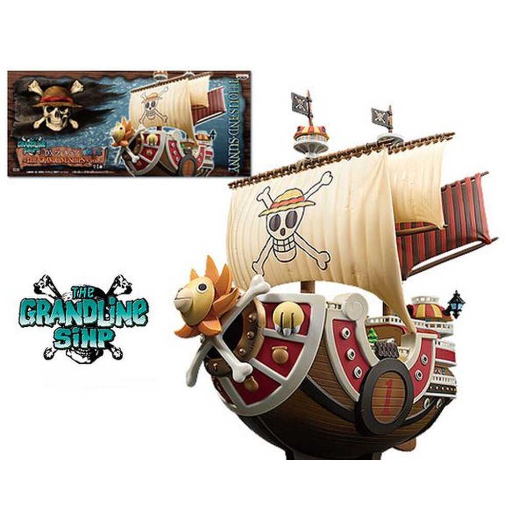 Thousand Sunny ของแท้ JP แมวทอง - Grandline Ships Banpresto [โมเดลเรือวันพีช]