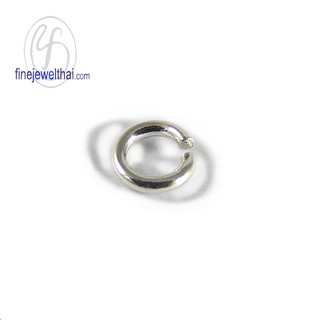 Finejewelthai ห่วงกลม-ห่วงกลมเงินแท้-Jump Ring -Silver - F007 (2ชิ้น)