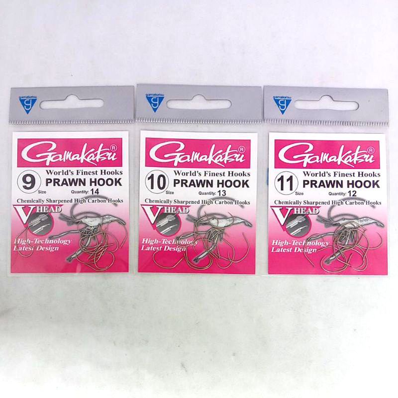 ✽❉❍GAMAKATSU PRAWN HOOK Size:9 /10 /11