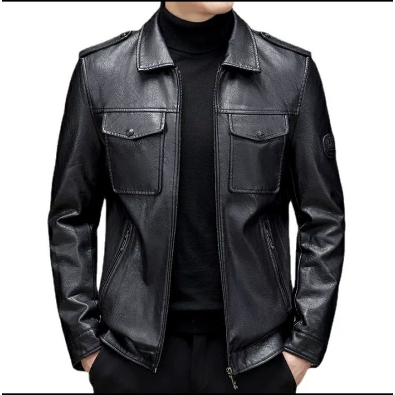 Safari TAPOK MEN& 39;S SEMI LEATHER JACKET.MEN& 39;S JACKET JACKET JACKET