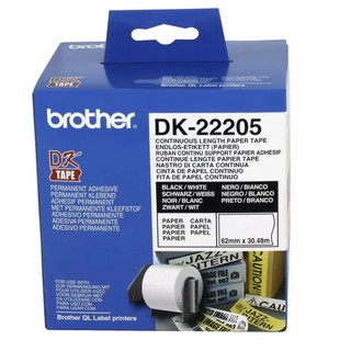 Brother DK-22205 Thermal paper Roll 62 mm x 30.48 m