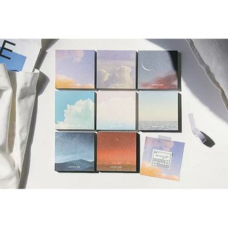 ⚘พร้อมส่ง⚘Skies memo pad (100pcs)