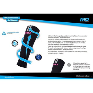 ถุงเท้ารัดน่อง M20 Compression Calf Sleeves (สีดำ) ช่วย Recovery กล้ามเนื้อ