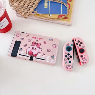 เคส TPU นิ่ม สีชมพู กันตก สําหรับ Nintendo Switch OLED