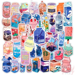 ❉ I Want A Drink Series 01 Sweet Funny Delicious Drink สติ๊กเกอร์ ❉ 50Pcs/Set DIY Fashion Luggage Laptop Skateboard Decals Doodle สติ๊กเกอร์