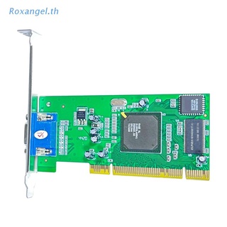 Rox การ์ดจอ ATI Rage XL 8MB PCI 32Bit VGA SDRAM VGA การ์ดแสดงผล