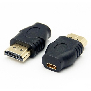 หัวต่อ Micro HDMI ตัวเมีย ออก HDMI ตัวผู้  Adapter HDMI (M) to Micro HDMI (F)