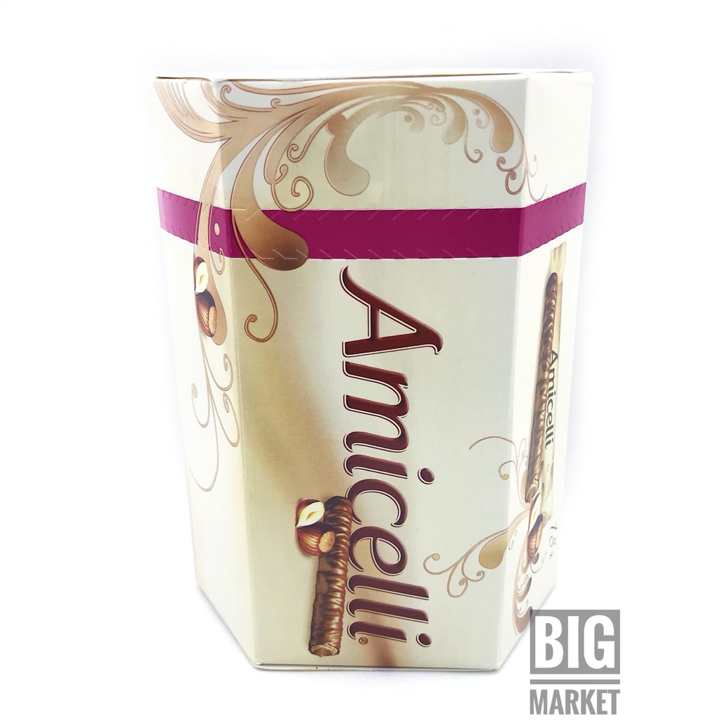 amicelli เวเฟอร์ช็อคโกเเลตไส้ครีมเฮเซลนัท จากออสเตเลีย