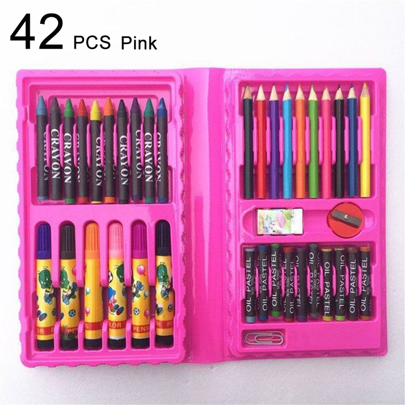 การเรียนรู้และการศึกษา42208cs Kids Drawing Toys Set encil Crayon
