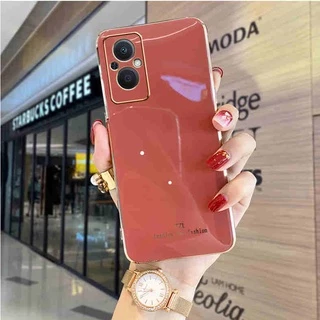 เคส oppo reno 8z 5g เคส oppo reno 7z 5g Reno7 Reno 2f Reno 6 Reno 6Z 5G Reno5 Reno 4 เคสโทรศัพท์แฟชั่นขอบตรง ZB