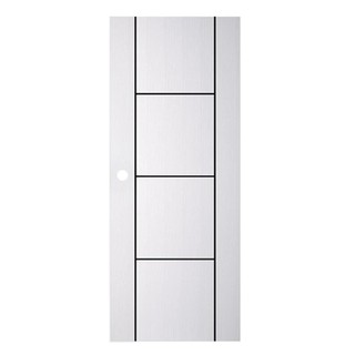 External door UPVC EXTERIOR DOOR PARAZZO PUN04 80X200CM WHITE Door frame Door window ประตูภายนอก ประตูภายนอก UPVC PARAZZ