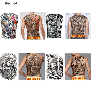 &lt;Redhot&gt; สติกเกอร์รอยสักชั่วคราว ขนาดใหญ่ กันน้ํา