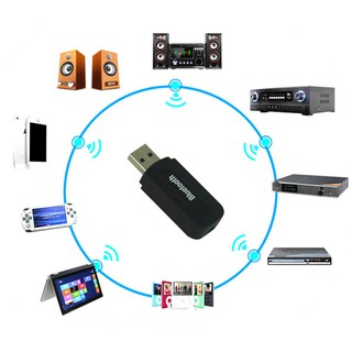 บลูทูธมิวสิค BT-163 USB Bluetooth Audio Music Wireless Receiver Adapter 3.5mm Stereo Audio