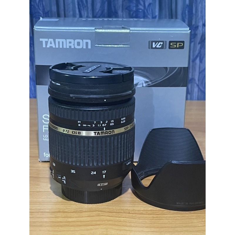 [Sale!!] เลนส์Tamron สำหรับกล้อง Nikon SP AF 17-50mm F/2.8 XR Di II VC มือสอง