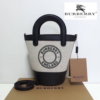 BURBERRY MINI CANVAS CROSSBODY BAG