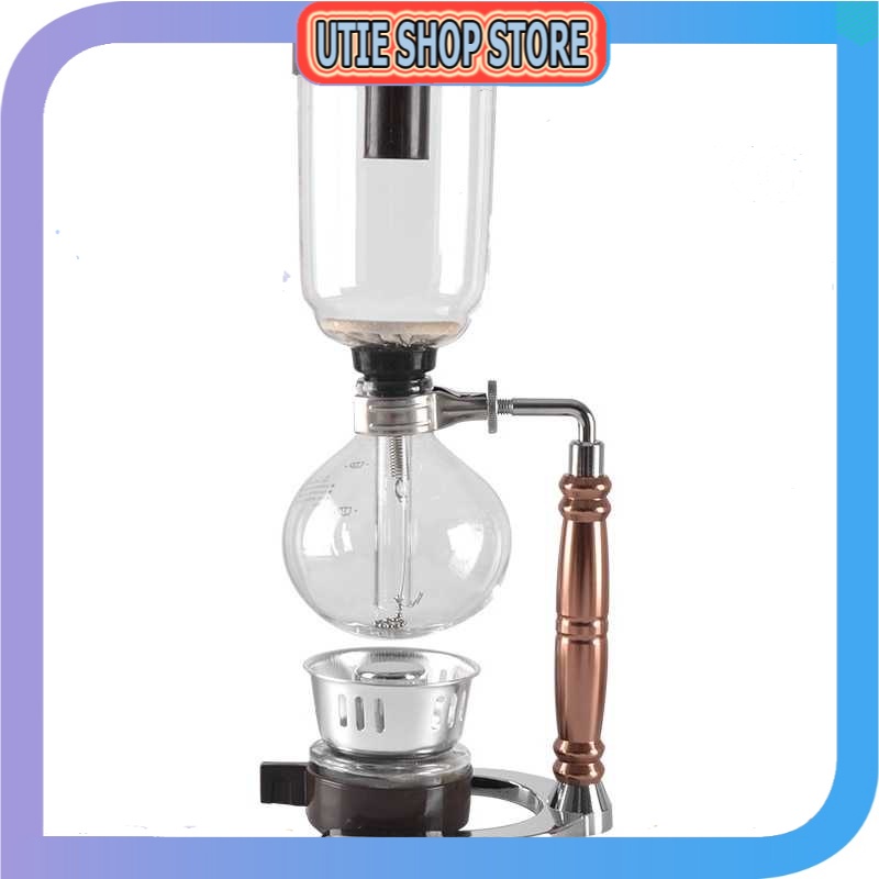 USS - Eworld เครื่องชงกาแฟ Siphon สไตล์ญี่ปุ่นหม้อสูญญากาศ 3 ถ้วย - JF99 - Utie Shop Store