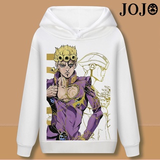 🔥Hot Sale🔥อะนิเมะรอบ ๆ JOJO s Bizarre Adventure เสื้อกันหนาวการ์ตูนเสื้อแจ็คเก็ตฤดูใบไม้ร่วงและฤดูหนาว plus กำมะหยี่ h