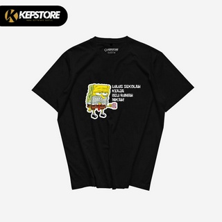 Kepstore - เสื้อยืด ลายสพันจ์บ็อบ ใส่ไปทํางาน โรงเรียน รับปริญญา งานแต่งงาน สําหรับทุกเพศ ทุกวัย