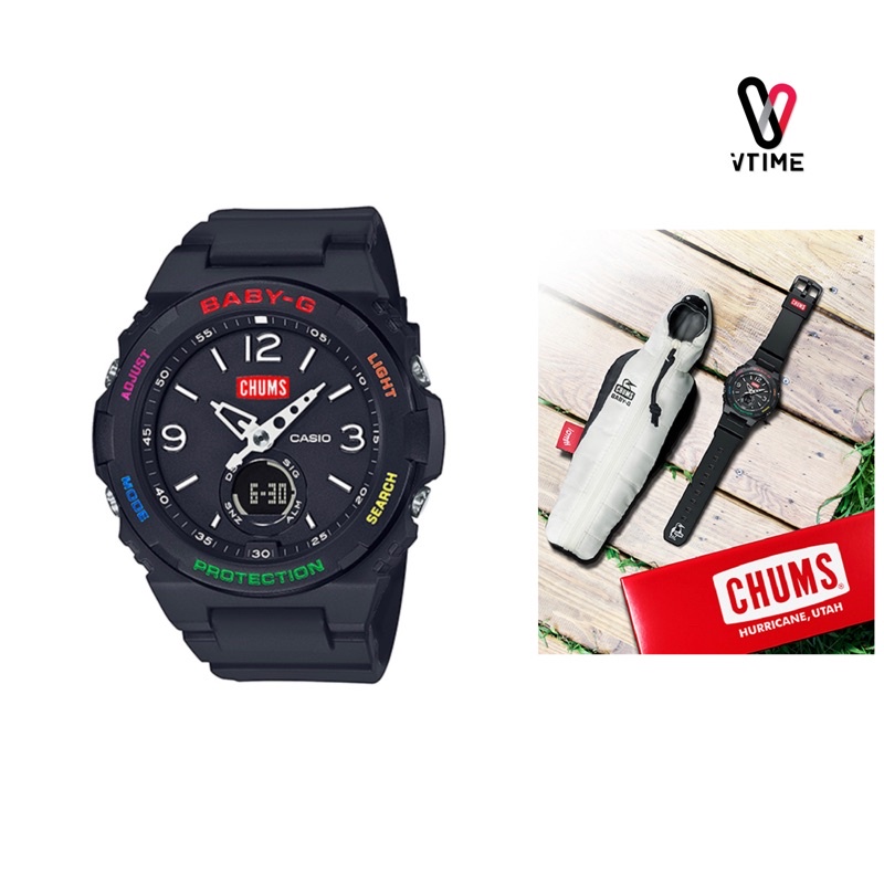 BABY G x CHUMS นาฬิกาผู้หญิง รุ่น BGA-260CH-1A Limited Edition