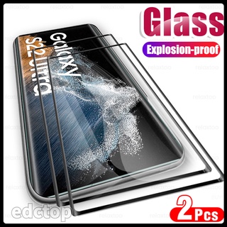 2PCS 9D Curved Tempered Glass For Samsung Galaxy S 22 S22 Ultra Plus 5G S22Ultra S22+ Armor Safety Full 9H Screen Film