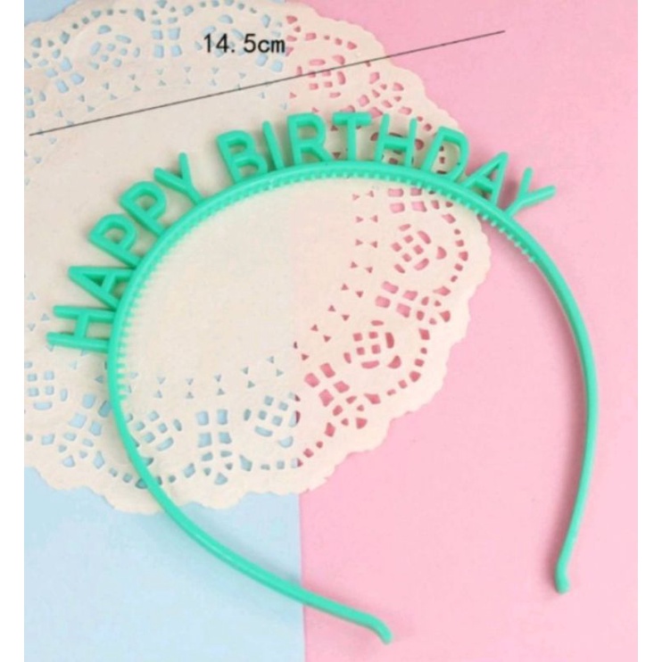 ที่คาดผมHappy Birthday มีหลายสี - รูปที่ 4