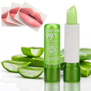 Soothing Gel Aloe Vera 99% Lipstick โปรฯ ถูกที่สุด ลิปสติคว่านหางจระเข้ ของแท้ 100%