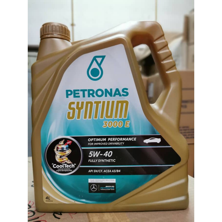 MINYAK ENJIN SEPENUHNYA INSTETIK PETRONAS 5W-40 FULLY SYNTHETIC ENGINE OIL [5L] (3000) / P3000