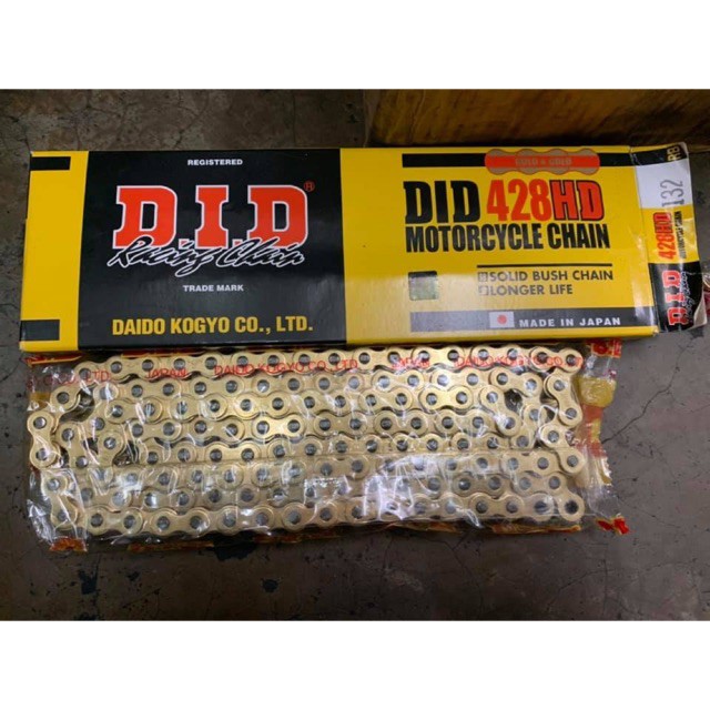 428 132 HDS (DID) GOLD CHAIN JAPAN