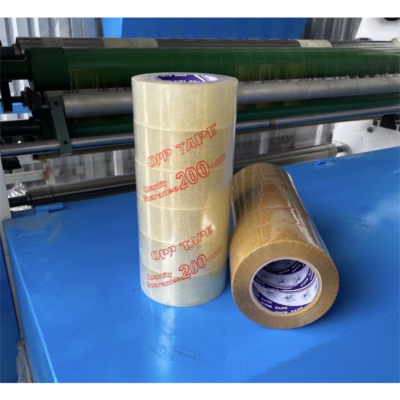 200YARD ADHESIVE TAPE WEIGHTS MORE THAN 1.8 KG, 3MM PAPER CORE, 6 ม้วน