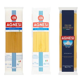 แอคเนซี พาสต้า สปาเก็ตตินี Agnesi Pasta Spaghetti ต้นตำรับอิตาเลี่ยนแท้ ๆ สชาติดี เข้ากับน้ำซอสและเนื้อสัตว์ พาสต้า