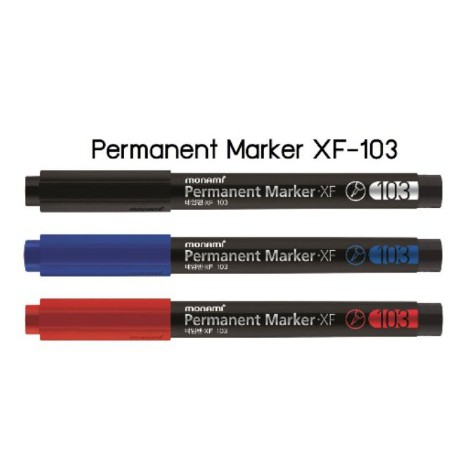 ปากกามาร์กเกอร์เส้นเล็กพิเศษ(มี 3 สี ดำ/แดง/น้ำเงิน) XF-103 #7834-36C