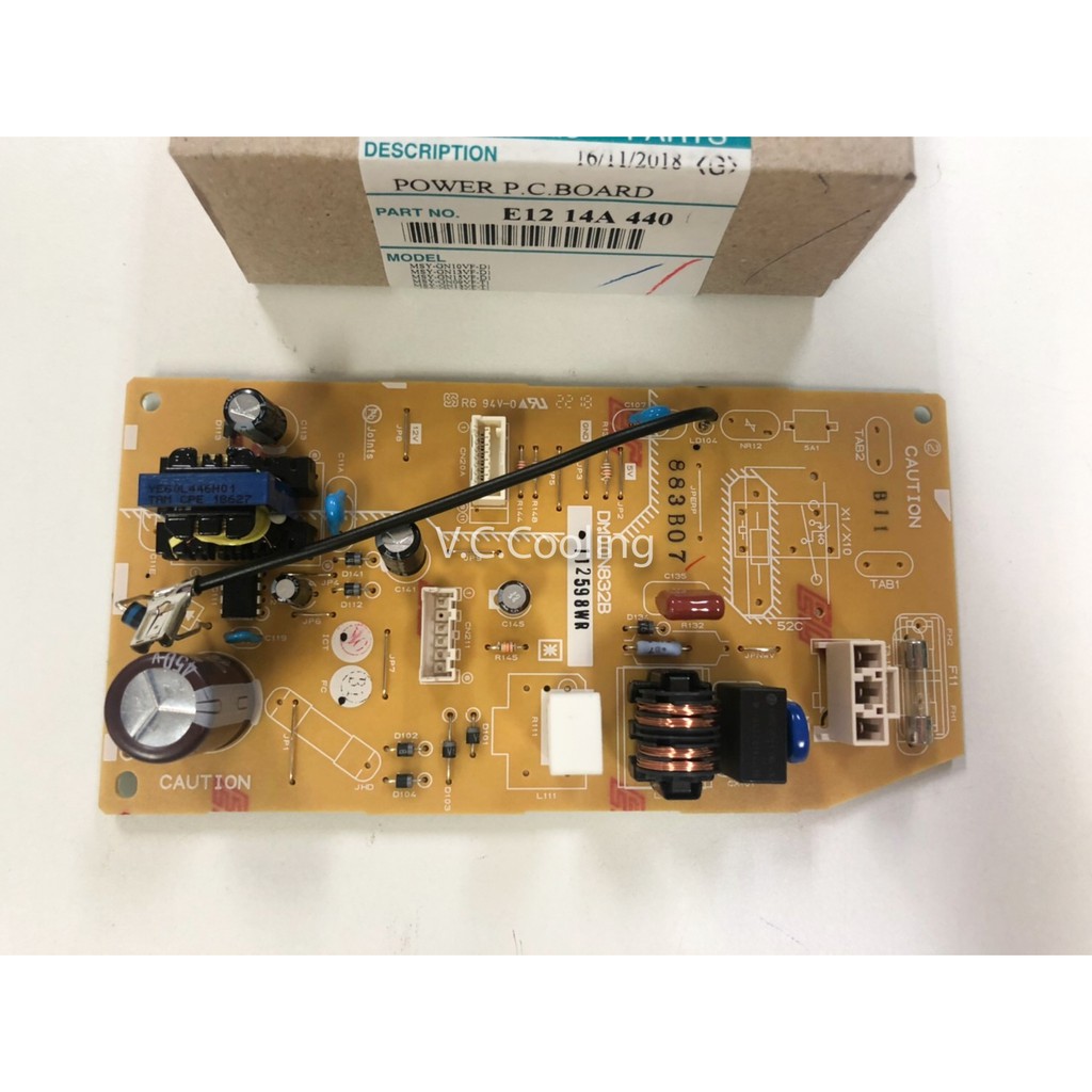Mitsubishi Electric แผงคอนโทรลคอยล์เย็น รุ่น MSY-GN10VF-D1,MSY-GN13VF-D1, MSY-GN15VF-D1 Part No. E22