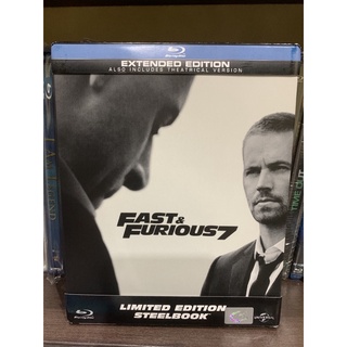 ( หายาก ) Blu-ray แท้ Steelbook Fast&amp;Furious 7 เสียงไทย บรรยายไทย น่าสะสม