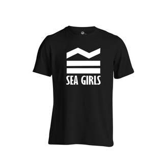 เสื้อยืดผ้าฝ้าย เสื้อยืดลําลอง แขนสั้น พิมพ์ลาย Sea Rock Band Indie Guitar เข้ากับทุกการแต่งกาย สําหรับผู้ชาย 607874