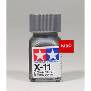 สีสูตรอีนาเมล TAMIYA X-11 Chrome Silver (10 Ml)