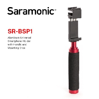 [ใส่ PETC391 ลด 15%] Saramonic SR-BSP1 Aluminum Universal Smartphone Holder with Handle and Mounting Shoe