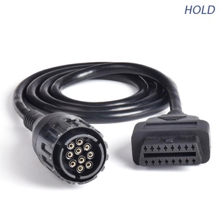 Hold OHP อะแดปเตอร์สแกนเนอร์วินิจฉัย OBD 10 ถึง 16 Pin สําหรับรถจักรยานยนต์ BMW ปี 1996 ถึง 2016 | Gs911, OBDLink และ Motorsca