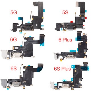 แท่นชาร์จ USB แจ็คเสียบซ็อกเก็ตพอร์ตเชื่อมต่อ สําหรับโทรศัพท์ 5 5S 6 6S Plus SE สายชาร์จข้อมูล สายเคเบิลอ่อน