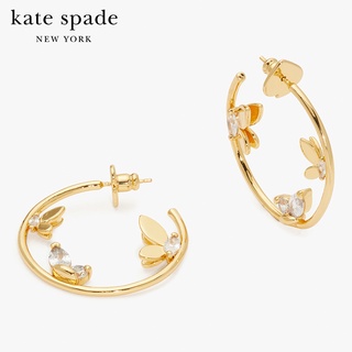 KATE SPADE NEW YORK SOCIAL BUTTERFLY HOOPS K7580 ต่างหู